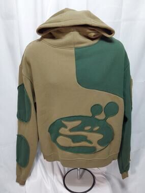 Bandage Boy By Offgod Large Green Hospital Gown Hoodie #M181